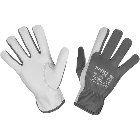 Topex 97-656-8 guanti da lavoro 2122x pelle di capra taglia 8 ds