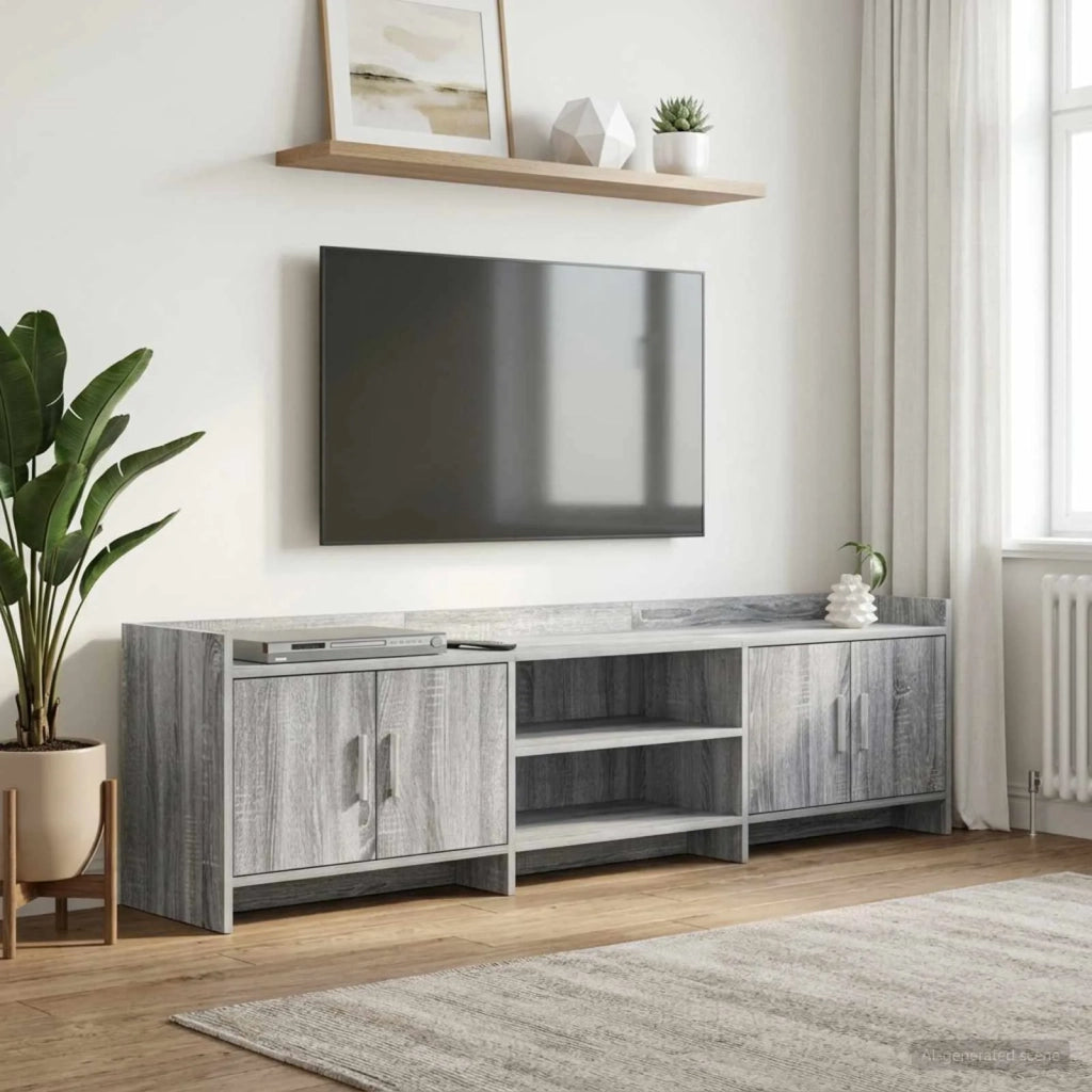 Mobile TV 168 x 33 x 47 cm Sonoma grigio Legno ingegnerizzato 8011184