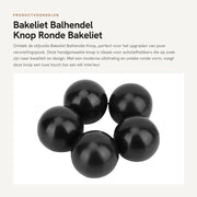 Piastra di Bakeliet Ronde - Fermovento Universale - Manuale - Boccoletto di Rame - 5 Pezzi