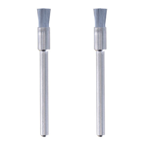 Spazzole in Acciaio Dremel al Carbonio per Rimozione Ruggine Metalli Formato: 3.2 mm