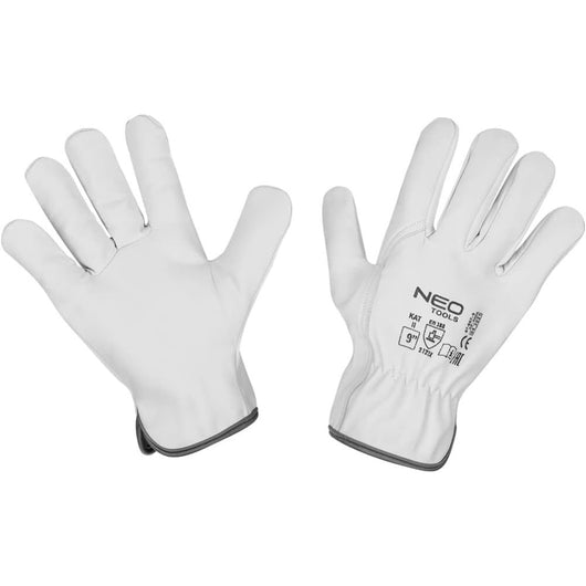 Topex 97-657-9 guanti da lavoro 2122x pelle di capra taglia 9