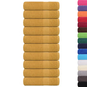 Asciugamani FROGN 10 pz Oro 50x100 cm 360 g/m² 136808