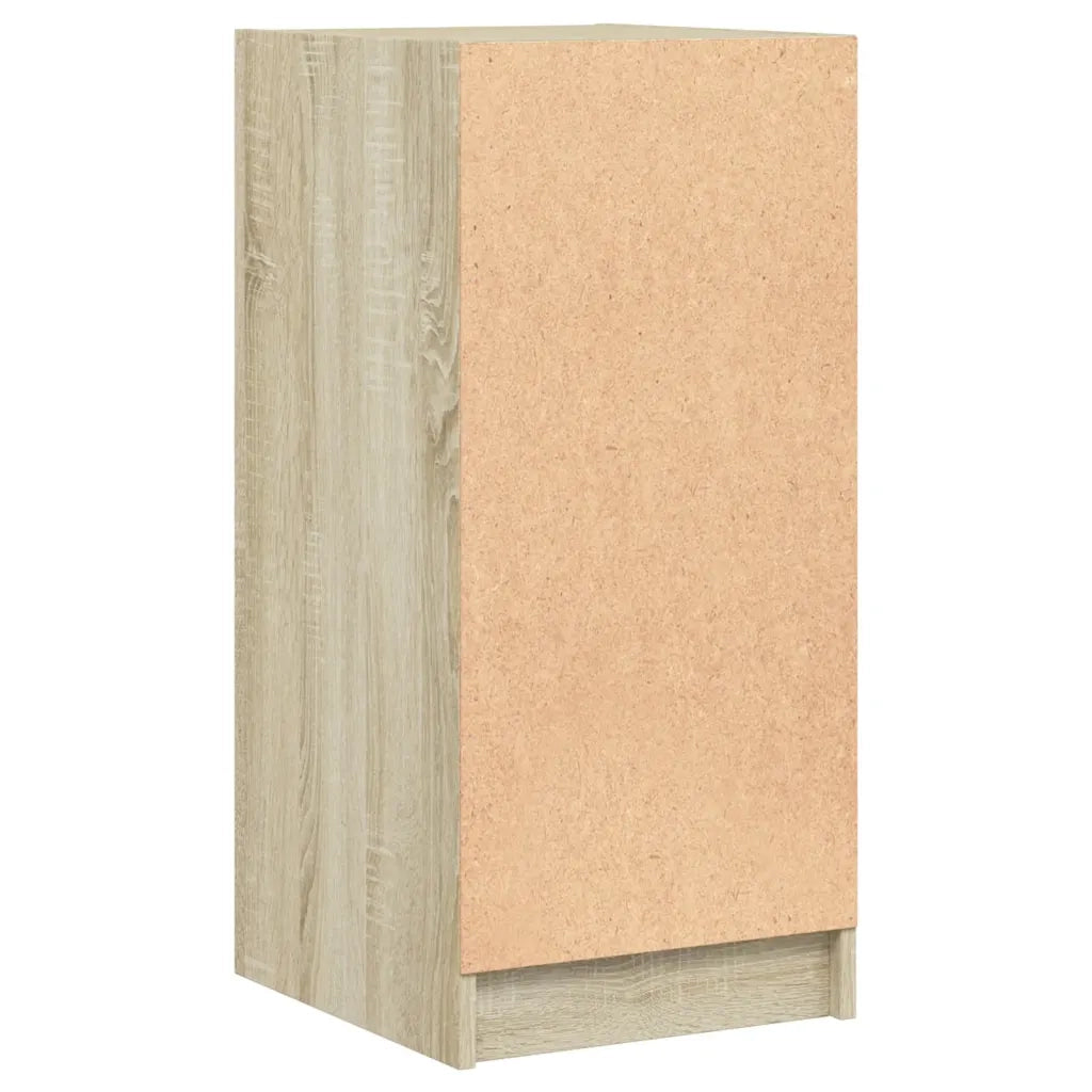 Mobile con Ante in Vetro Rovere Sonoma 35x37x75,5 cm 836401
