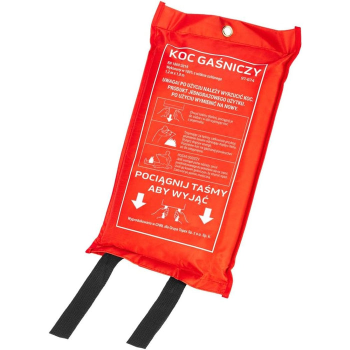 Topex 97-674 coperta antincendio io in fibra di vetro