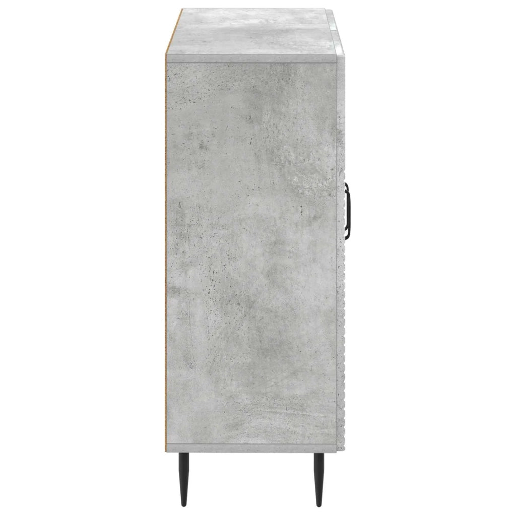 Mobiletto da Bagno HAARLEM Grigio Cemento 59,5 x 31 x 80 cm 896838