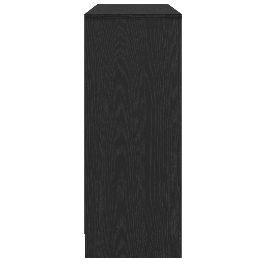 Credenza Nero 102 x 29.5 x 75 cm Legno multistrato 862084
