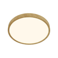 Applique Moderna Runa Wood Metallo Effetto Legno Led Integrato 24W 3000K