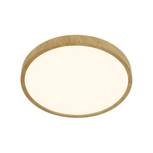 Applique Moderna Runa Wood Metallo Effetto Legno Led Integrato 24W 3000K