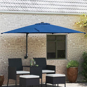 Ombrello da giardino Azzurro 248,5 x 247,5 x 160 cm 42003242