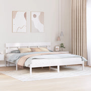 Letto Bianco in Legno di Pino Bianco Legno Massello di Pino