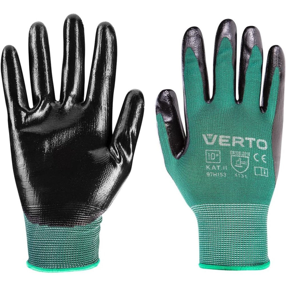 Topex 97h151 guanti da giardino, o, rivestito in nitrile, tagl ds