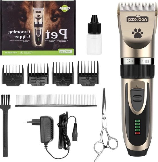 Kit per taglio pelo animale - Trasformatore per cane senza fili - Clipper per cura del cane ricaricabile