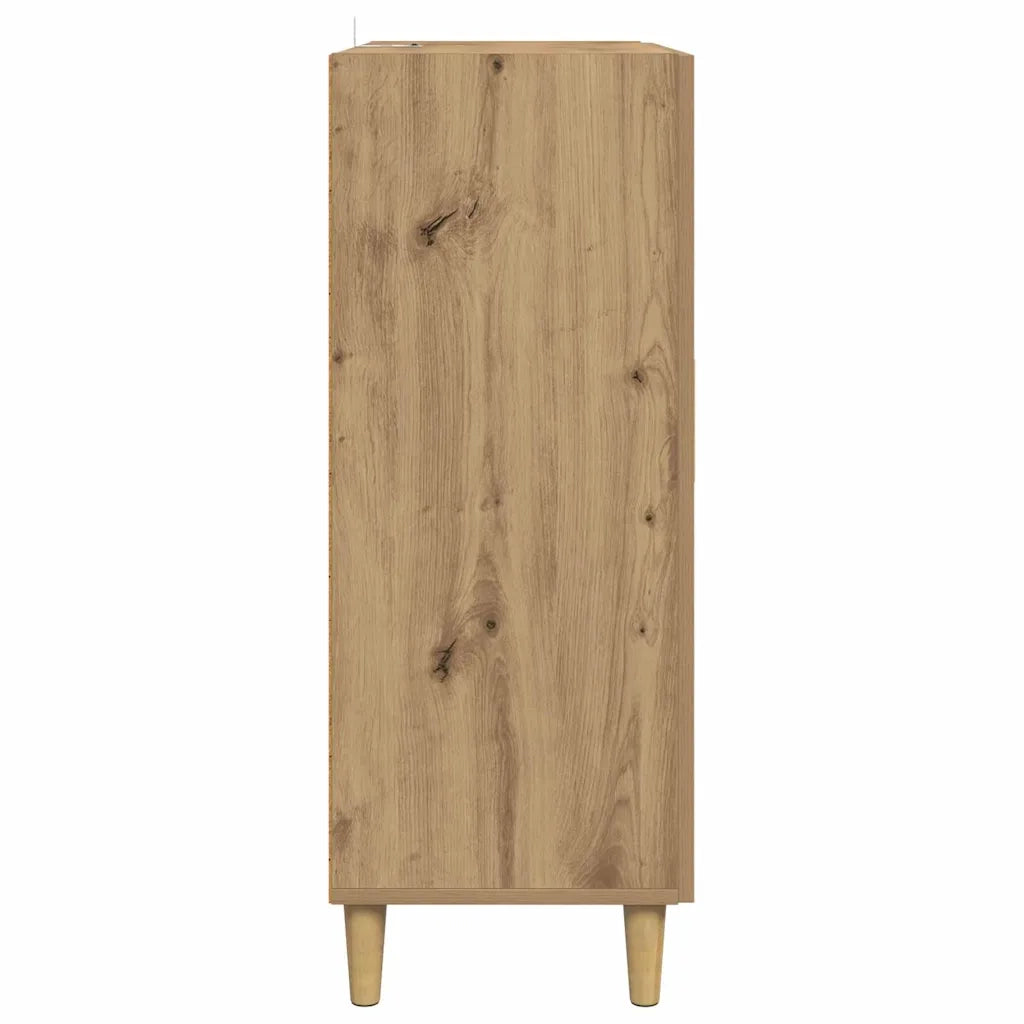 Credenza-Buffet-Armadio da cucina Rovere artigianale 70 x 34 x 90 cm Legno multistrato