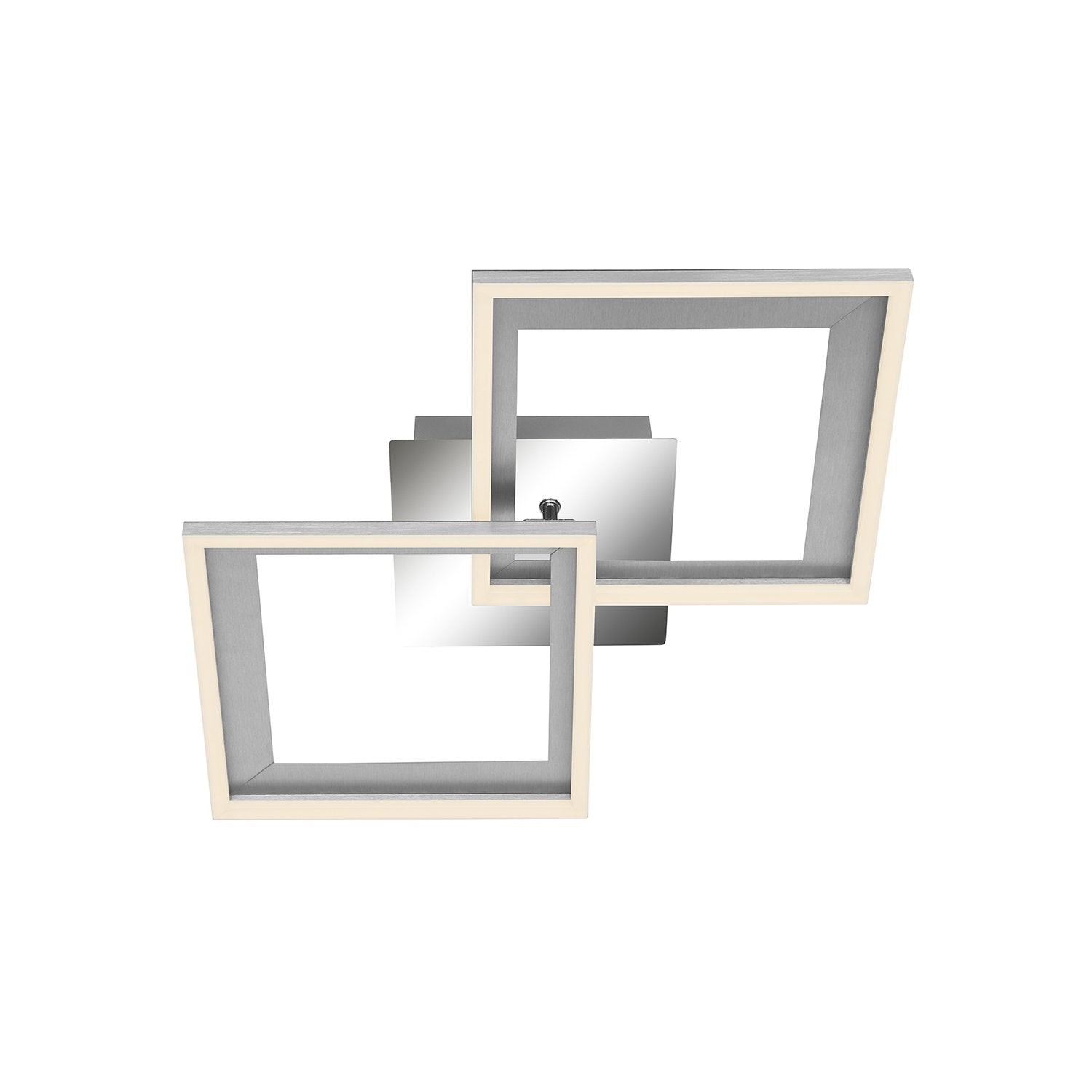 Applique Moderna Frame Metallo Cromo 44Cm Led Integrato 22W 3000K