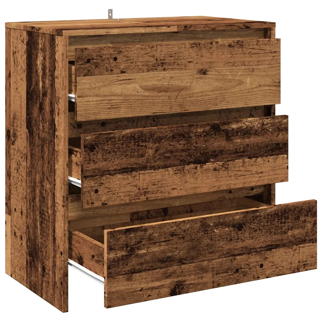 Credenza-Buffet-Armadio da cucina Legno Antico 70x41x75 cm in Truciolato 222212