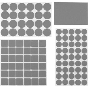 Topex 98z148 feltrini autoadesiv ivi, grigi, 106 pz