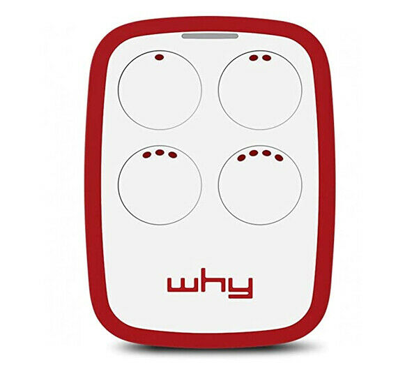 TELECOMANDO RADIOCOMANDO TRASMETTITORE SICE WHY EVO BIANCO ROSSO ROLLING FISSO