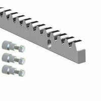 CREMAGLIERA 30X12 ACCIAIO FERRO ZINCATO ZINCATA PER CANCELLO CANCELLI SCORREVOLE