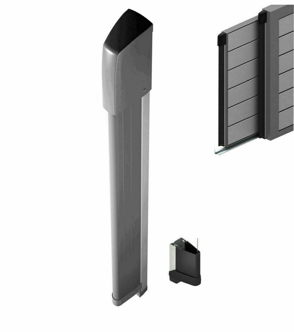 COSTA DI SICUREZZA GOMMA GRIGIO GREY A FILO 200 CM 2MT MECCANICA BORDO SENSIBILE