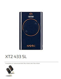 TELECOMANDO RADIOCOMANDO TRASMETTITORE FAAC XT2 433 SL 787014 ex 7873902 SLR