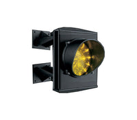 SEMAFORO GIALLO SINGOLA 1 LUCE 230V LED LAMPADA MONOLAMPADA PARCHEGGIO IMPIANTO