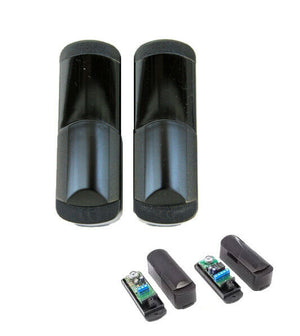 COPPIA DI FOTOCELLULE WIRELESS A BATTERIA ESTERNO CANCELLI SERRANDE BOX 12V 24V