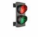 SEMAFORO ROSSO VERDE DOPPIA 2 LUCI A LED 230V LAMPADA PARCHEGGIO IMPIANTO