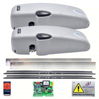 KIT SET AUTOMAZIONE PORTA BASCULANTE CONTRAPPESO GARAGE 2 MOTORI BOX AUTOMATISMO
