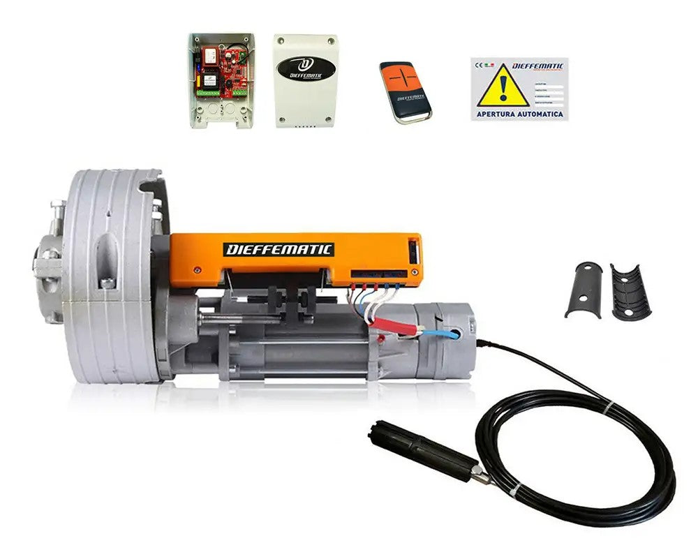 KIT MOTORE PER SERRANDA AVVOLGIBILE + ELETTROFRENO + CENTRALINA + 1 TELECOMANDO