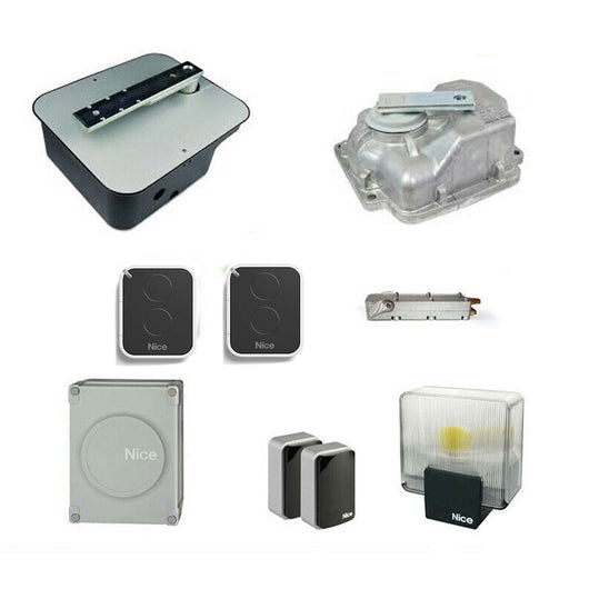 KIT CANCELLO A BATTENTE ME3000 MFAB3000 3M M-FAB INTERRATO NICE CON CASSA 1 ANTA