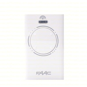 TELECOMANDO TRASMETTITORE BIANCO FAAC XT4 433 SLH LR ROLLING CODE 787008