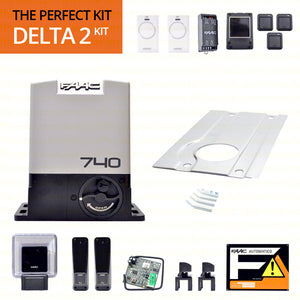 FAAC 105914 DELTA 2 KIT 230V PERFECT PER CANCELLI SCORREVOLI AUTOMATICI MX 500KG