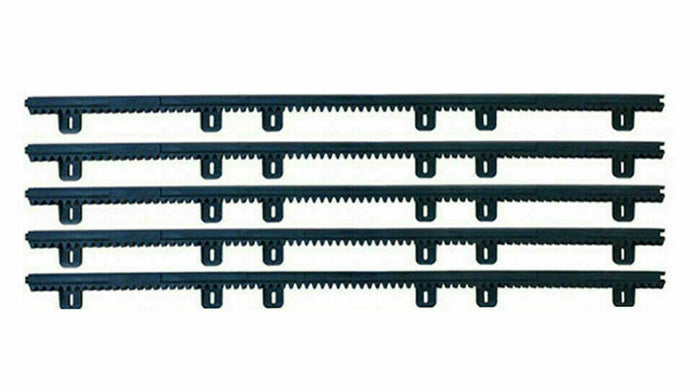 KIT CREMAGLIERA 5 MT 5MT METRI UNIVERSALE PER CANCELLO SCORREVOLE NYLON PLASTICA