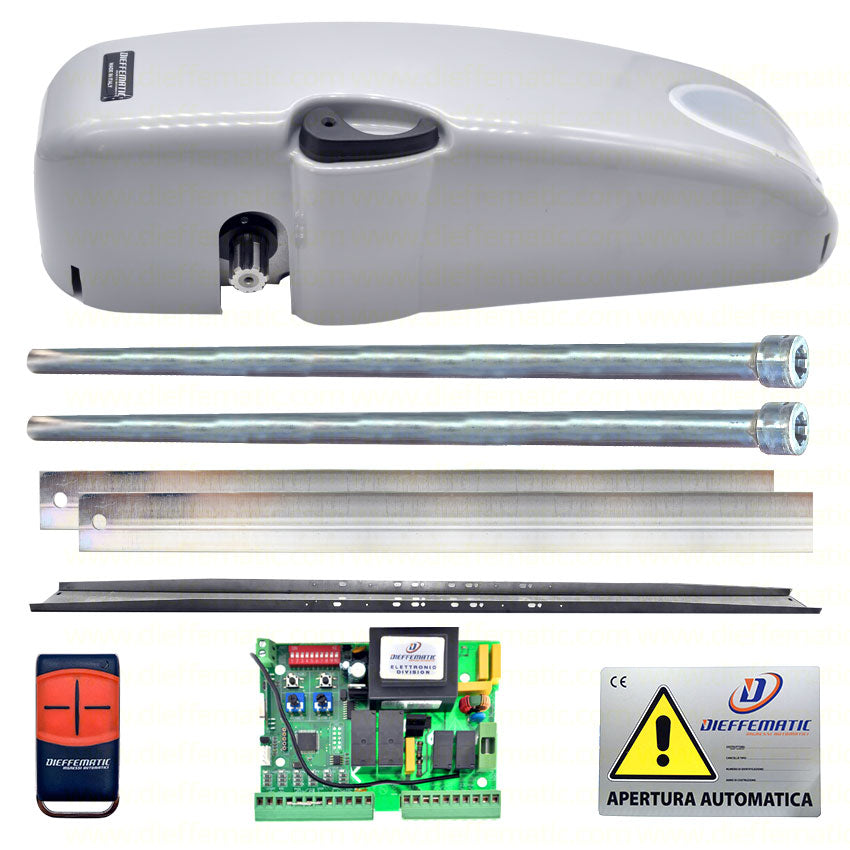 KIT AUTOMAZIONE AUTOMATISMO PORTA BASCULANTE GARAGE BOX CLER MOTORE SINGOLO 230V
