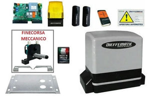 Kit Cancello Scorrevole 600 Kg Automazione Automatico 230V Automatismo