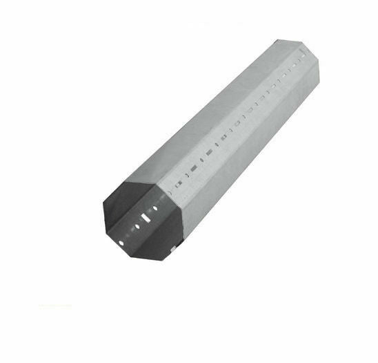 RULLO PALO OTTAGONALE ASSE TAPPARELLA TAPPARELLE 60 MM 1 MT METRO 100 CM ZINCATO
