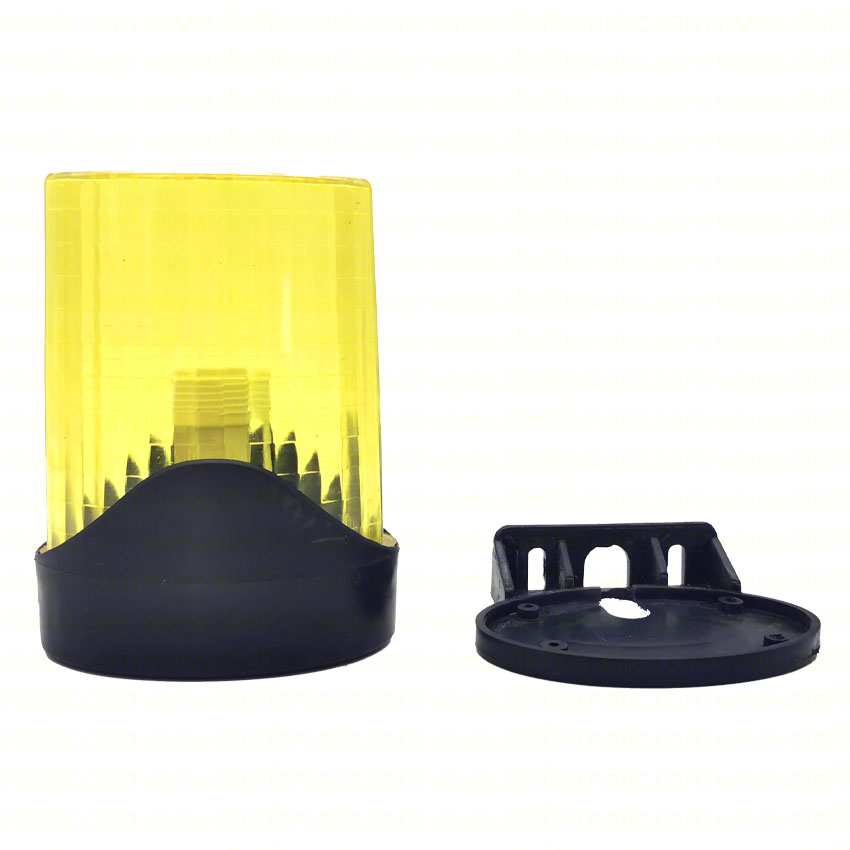 Lampeggiante a luce fissa per cancello automatico a scorrimento o battenti 230v