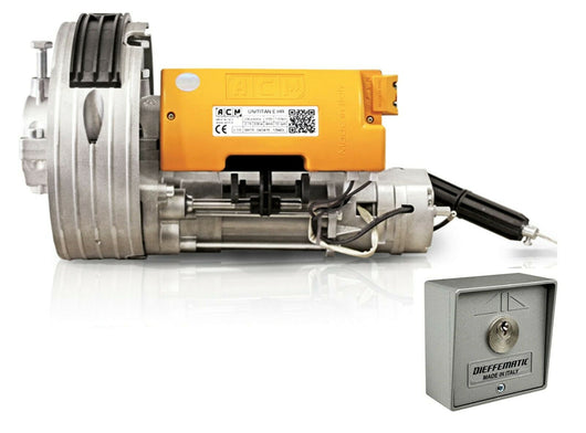 AUTOMAZIONE MOTORE PER SERRANDA GARAGE 170KG CON ELETTROFRENO FRENO + SELETTORE