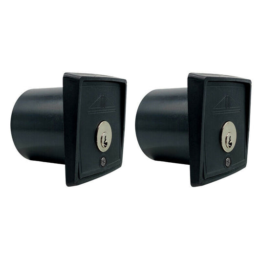 COPPIA DUE 2 SELETTORE DA INCASSO A CHIAVE UNICA UGUALE CANCELLO SERRANDA GARAGE