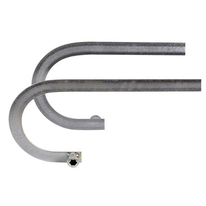 COPPIA BRACCI CURVI PER 2 MOTORI PORTA BASCULANTE GARAGE BASIC BAZER 755754