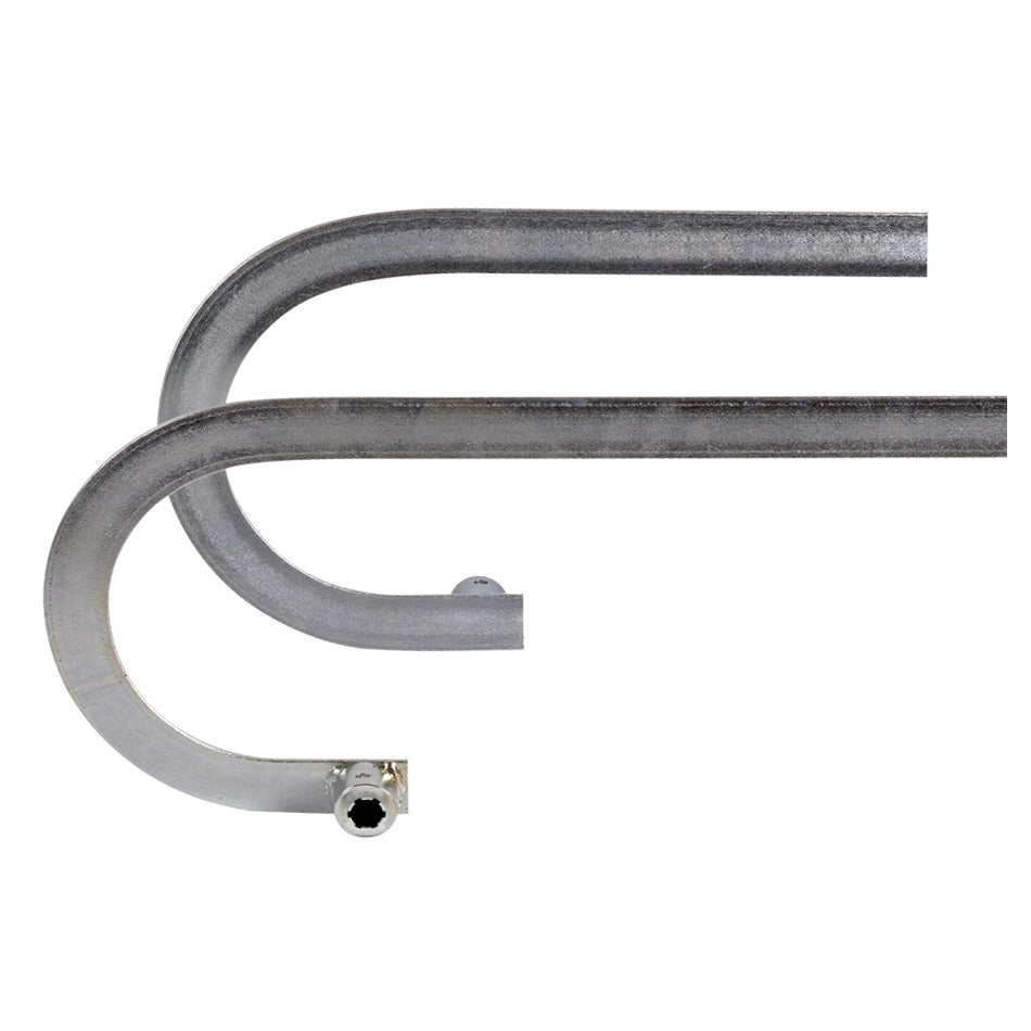 COPPIA BRACCI CURVI PER 2 MOTORI PORTA BASCULANTE GARAGE BASIC BAZER 755754