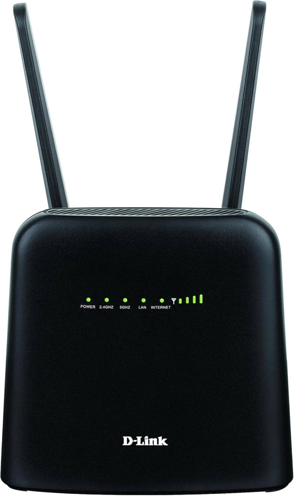 D-Link DWR-960 Router LTE Cat 7 Wi-Fi AC1200, Router Mobile 4G/3G, Multi WAN, Porte Gigabit, Slot per SIM Card Integrato, Doppio Firewall e Internet Fail-Safe