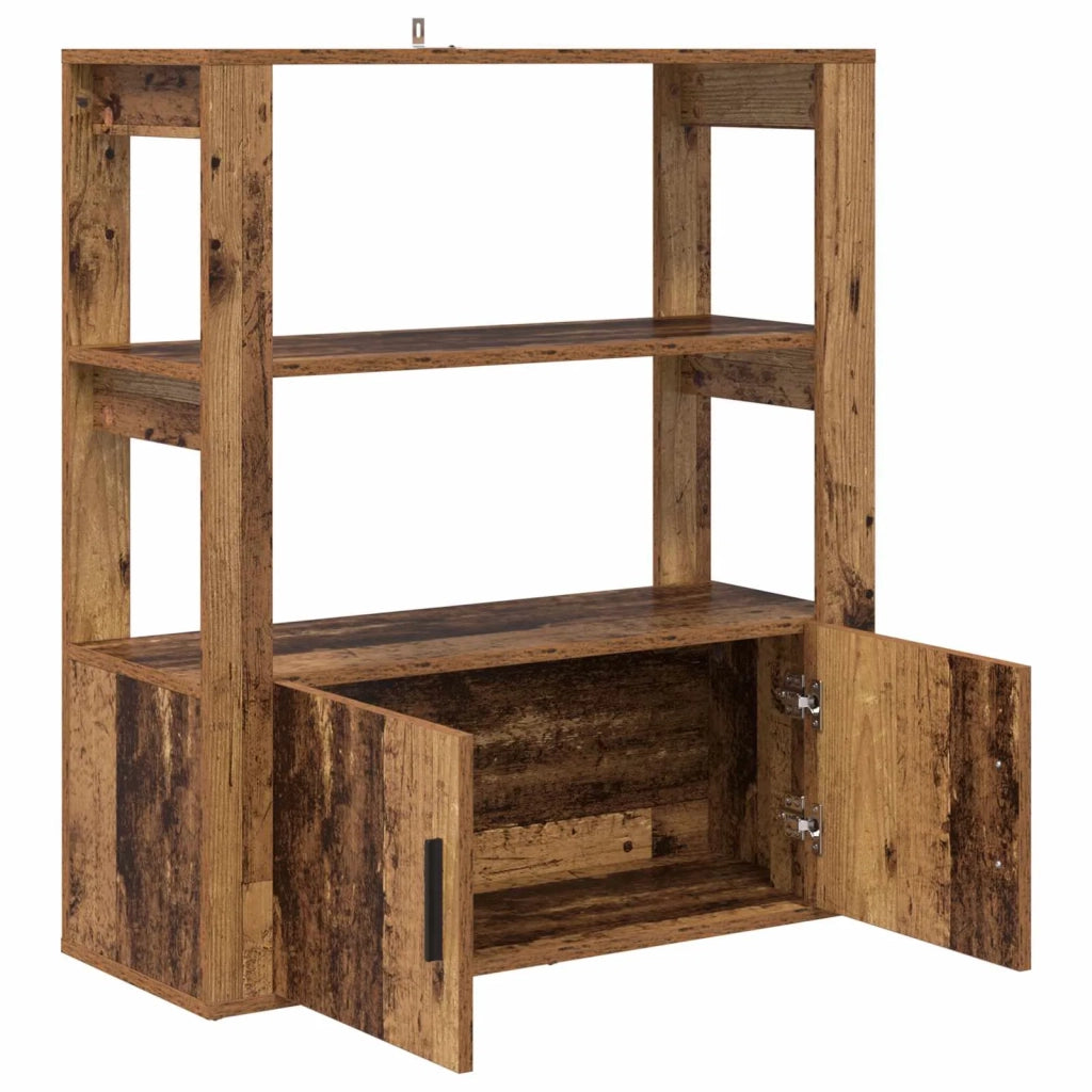 Credenza Legno vecchio 30 x 80 x 90 cm Legno multistrato 881093