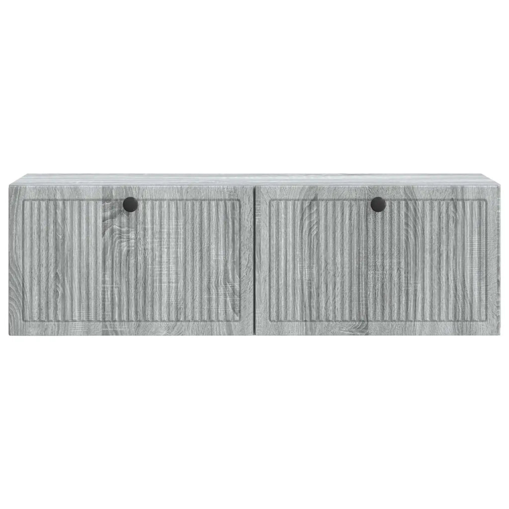 Mobile Porta TV da Muro Grigio Sonoma 98 x 31 x 30 cm