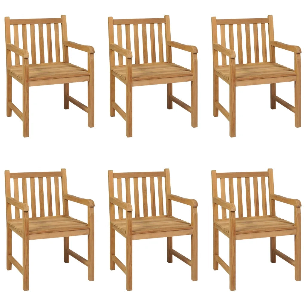 Set da pranzo da giardino 7 pz 180x90 cm in legno massello di teak 3059944