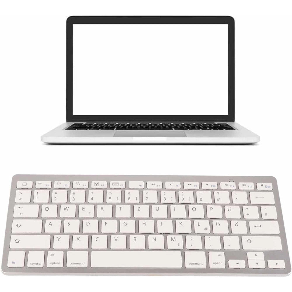 Trade Shop - Tastiera Ultra Sottile Universale Per Desktop Laptop Tablet Smartphone Smart Tv -
