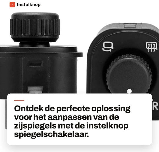 Spiegelschakelaar con Alta Sensibilità - Adatto per MK5/MK6 - Specifiche Originali - Materiale a Fibra di Carbonio - Facile da Utilizzare - Resistente e Duraturo - Interruttore per Auto
