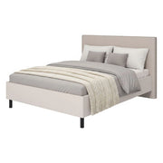 Letto Matrimoniale Uboldo, Letto Matrimoniale Dimensione Materasso 160x200 cm, Beige