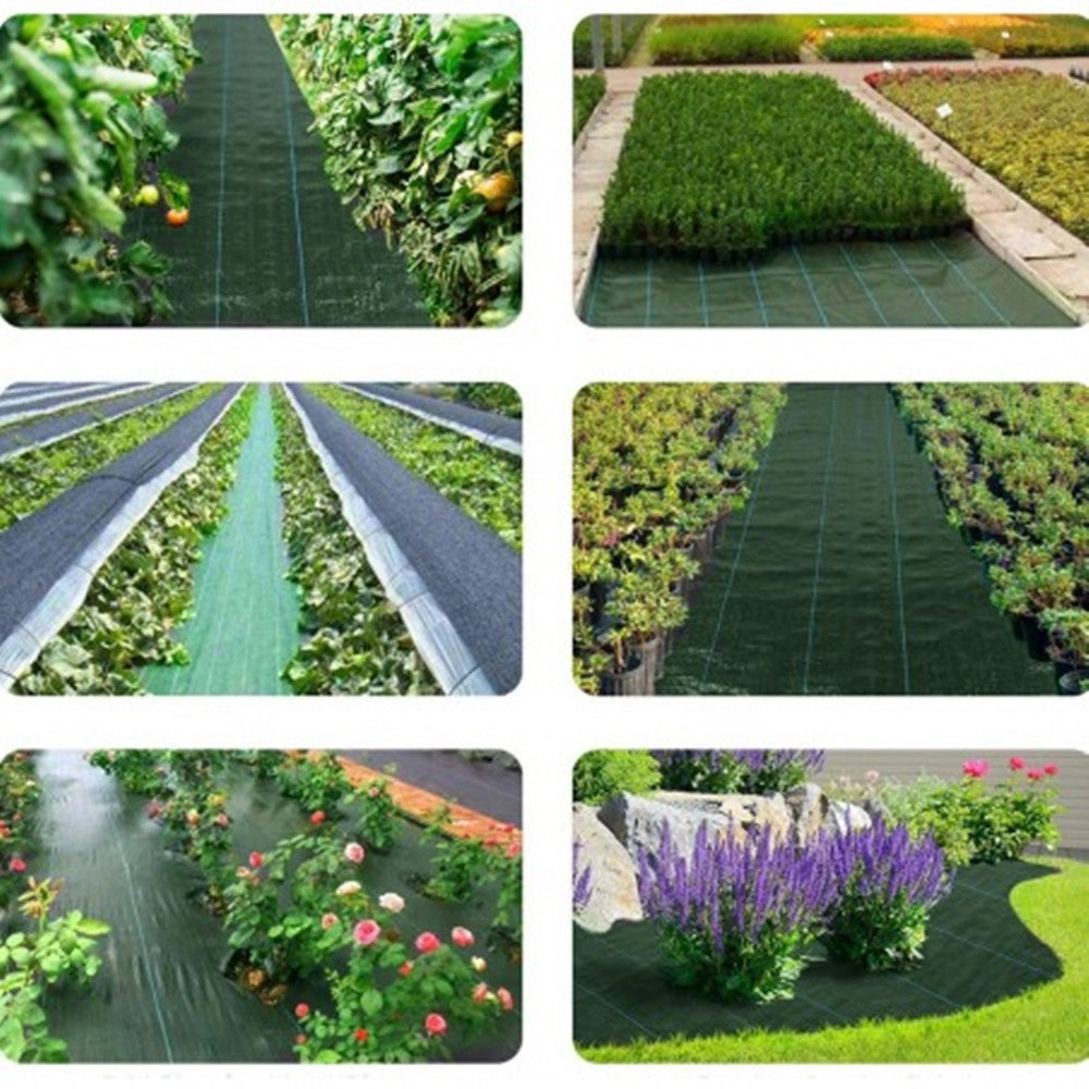 Trade Shop - Rete Telo Pacciamatura Anti Erba Per Orto Giardino Serra 1.5x10 Mt Resistente 222252 -