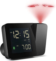 Radio da Soggiorno con Proiezione - Alarme Digitale - Orologio Digitale - Nero